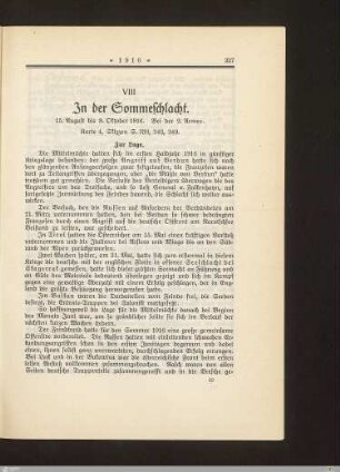 VIII. In der Sommeschlacht