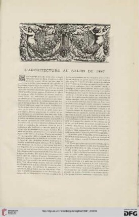 13: L' architecture au salon de 1887