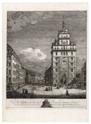 Die ehemalige Kreuzkirche zu Dresden