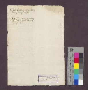 Fragment eines Stettener Zinsregisters.