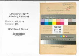 Entnazifizierung Gerhard Brunsbernd , geb. 02.04.1909 (Vollziehungsbeamter)