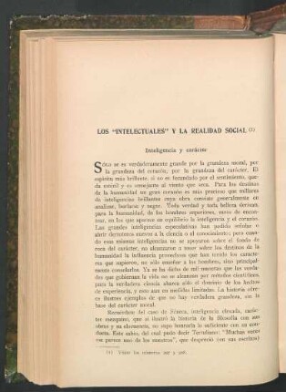 Inteligencia y carácter