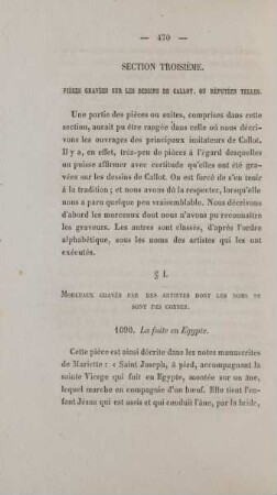 Section troisième
