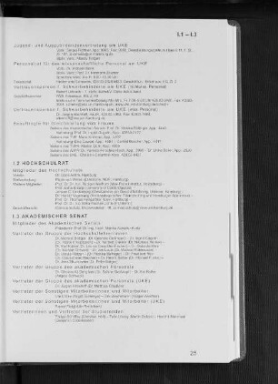 I.2 Hochschulrat