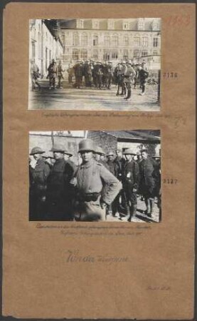 Englische Gefangene von der Iser im Rathaus von Brügge