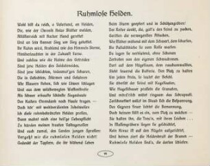 Ruhmlose Helden