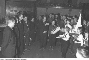 80. Geburtstag von Wilhelm Pieck, Veranstaltung des Rat des Bezirkes, Kundgebung anlässlich des Geburtstages, 3. Januar 1956