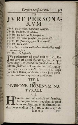 De Jure Personarum.