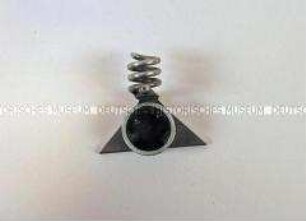 Christbaumschmuck: Eisenschrott (Ring, Feder, Dreieck)