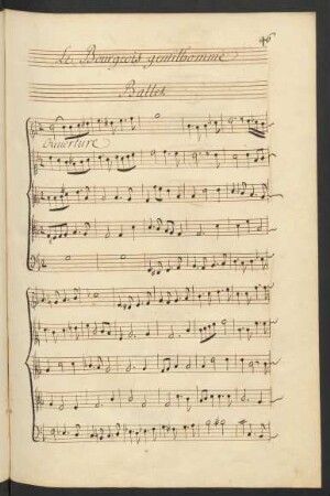 Le Bourgeois gentilhomme; V (6), Coro, i (5); LWV 43