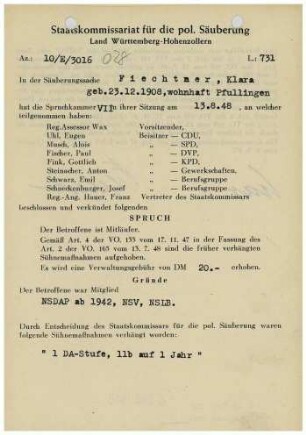 Fiechtner, Klara