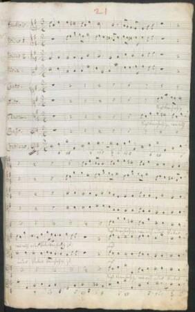 Seid barmherzig wie auch euer Vater barmherzig ist; V (3), Coro, orch, bc