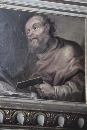 Typologische Darstellung von Szenen des Neuen Testaments — Apostel Simon Zelotes