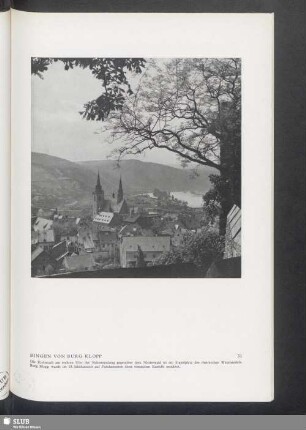 Bingen Von Burg Klopp