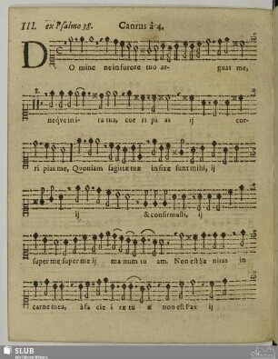 III. Domine ne in furore tuo