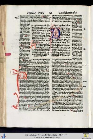 Epistula II ad Thessalonicenses.