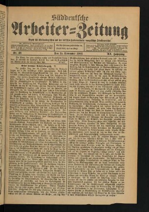 Nr. 46. Den 15. November 1903. - Nr. 51/52. Den 20. Dezember 1903.