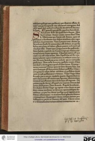 Sacerdotes dicti sunt quasi sacra dantes, ideo sacram debent ducere vitam...