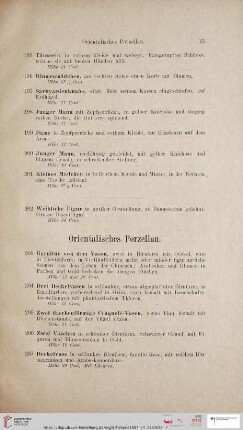 Orientalisches Porzellan (Nr. 203 - 242)