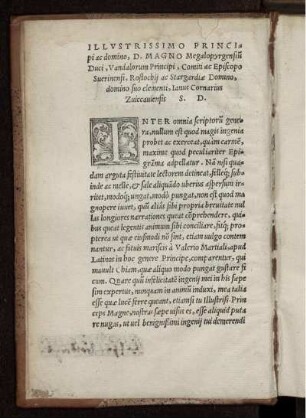 Illvstrissimo principi ac domino, D. Magno
