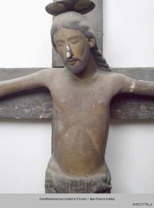 Kruzifix : Christusskulptur : Oberkörper
