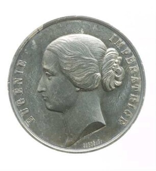 Gedenkmedaille auf die Weltausstellung in Paris 1855
