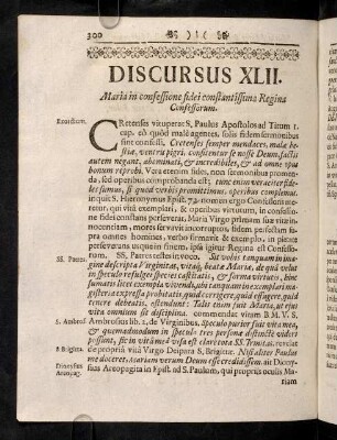 300-306, Discursus XLII