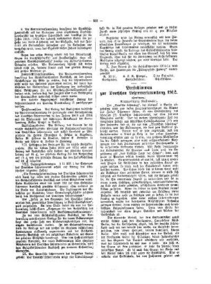 Pressestimmen zur Deutschen Lehrerversammlung 1912 : (Fortsetzung)