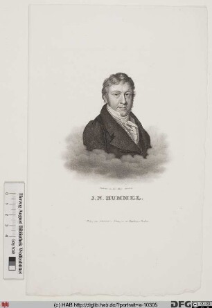Bildnis Johann Nepomuk Hummel