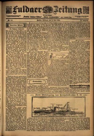 Zweite Ausgabe vom Mittwoch, den 02. Juli 1902.