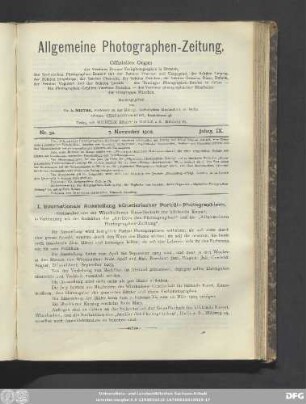 Nr. 32. 7. November 1902. Jahrg. IX.