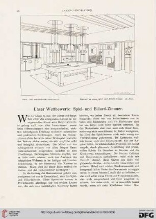 17: Unser Wettbewerb: Spiel- und Billard-Zimmer