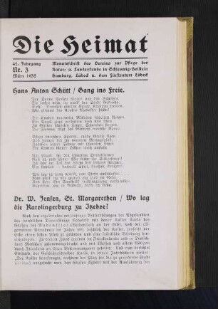 42. Jahrgang, Nr. 3, März 1932
