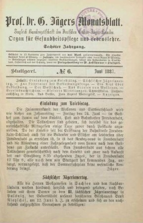 Einladung zum Kniebistag.