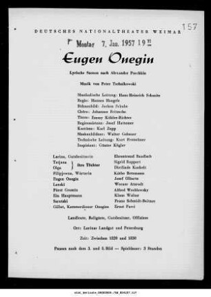 Eugen Onegin