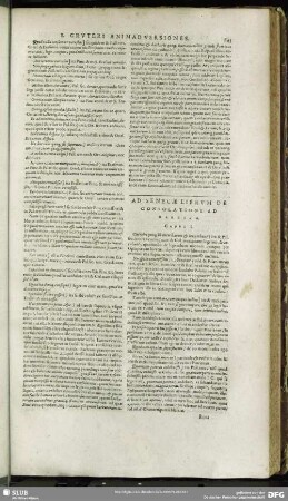 Ad Senecae Librum De Consolatione Ad Marciam