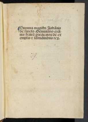 De exemplis et similitudinibus rerum