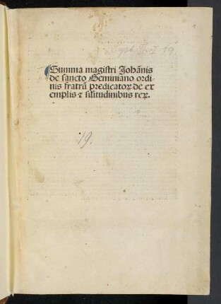 De exemplis et similitudinibus rerum