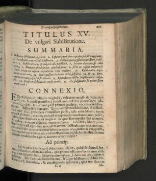 Titulus XV. De vulgari substitutione.