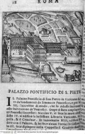Ritratto di Roma moderna., Seite 18: Der Vatikanische Palast