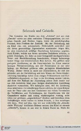 Schmuck und Gebärde