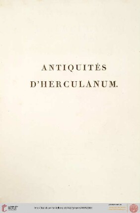Band 3: Antiquités d'Herculanum: Peintures