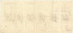 Döllgast, Hans; München; Alte Pinakothek, Wiederaufbau - Grundrisse