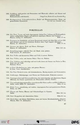 Porzellan (Nr. 1104-1175)