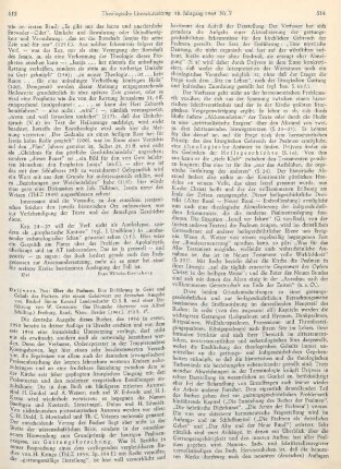 513-515 [Rezension] Drijvers, Pius, Über die Psalmen