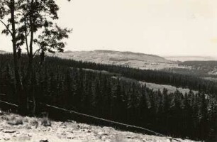 Erzgebirge. Schellerhau und Stephanshöhe von der Tellkoppe aus gesehen