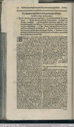 Die Predigten über den hundert und sieben und zwantzigsten Psalm