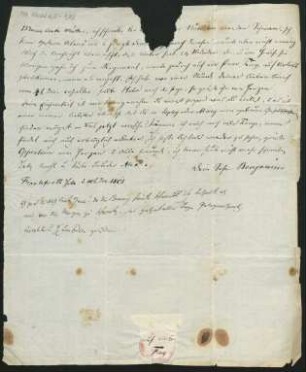Brief an Henriette Mendelssohn : 10.12.1813