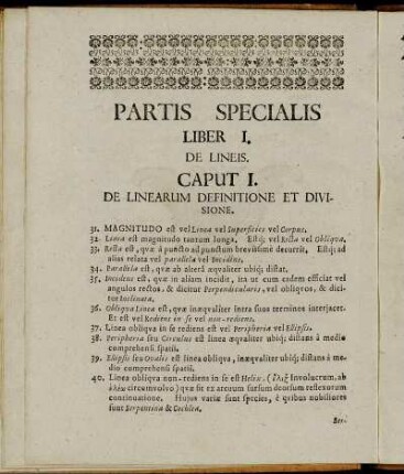 Partis Specialis.
