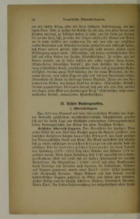 III. Unsere Bundesgenossen
